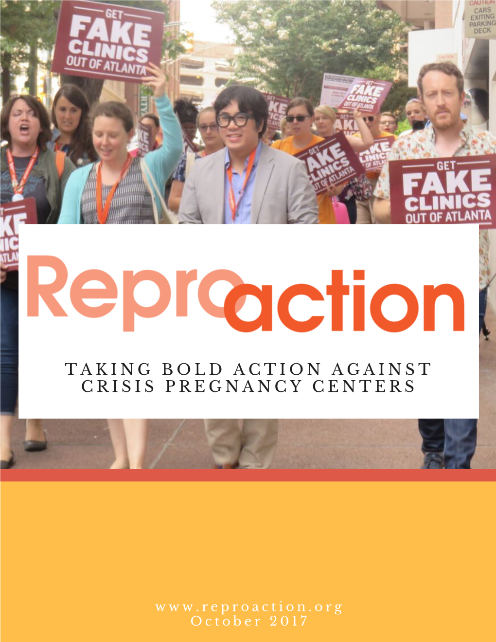 Taking Bold Action Against Crisis Pregnancy Centers Toolkit