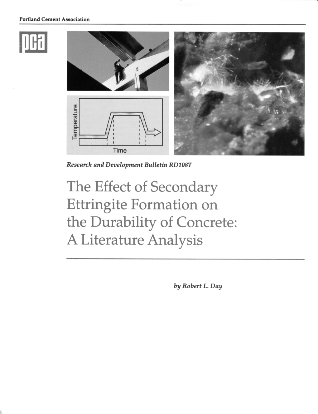 RD108-The Effect of Secondary Ettringite Formation on the Durability of Concrete-A Literature Analysis