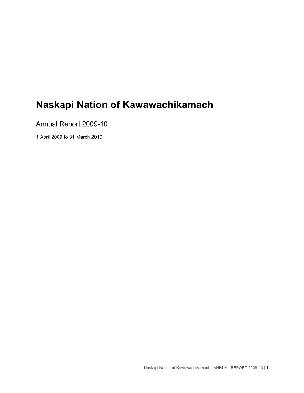 Naskapi Nation of Kawawachikamach
