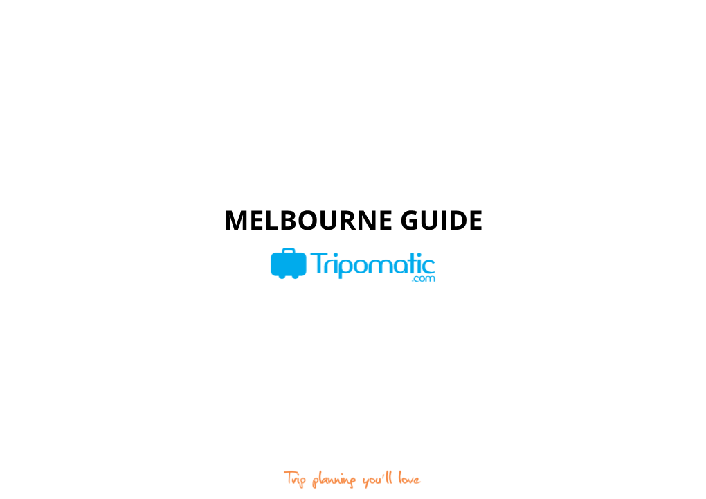 Melbourne Guide