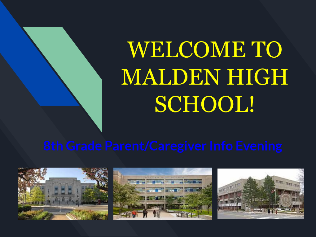 Malden High School!