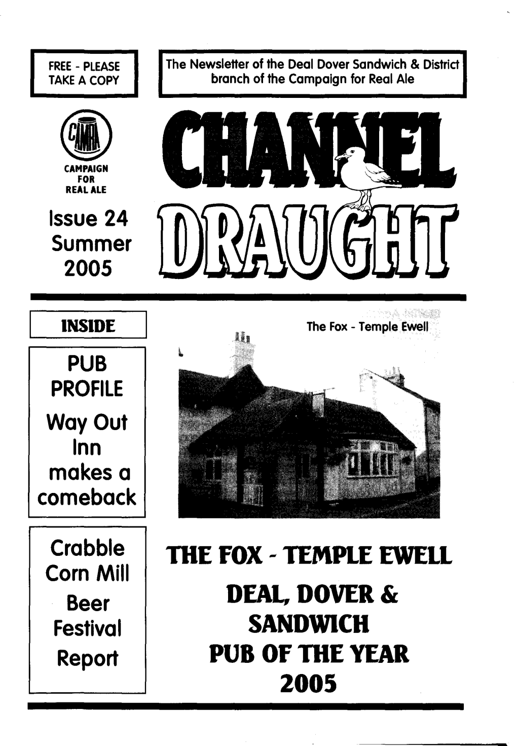 Temple Ewell Deal, Dover & Sandwich Pub