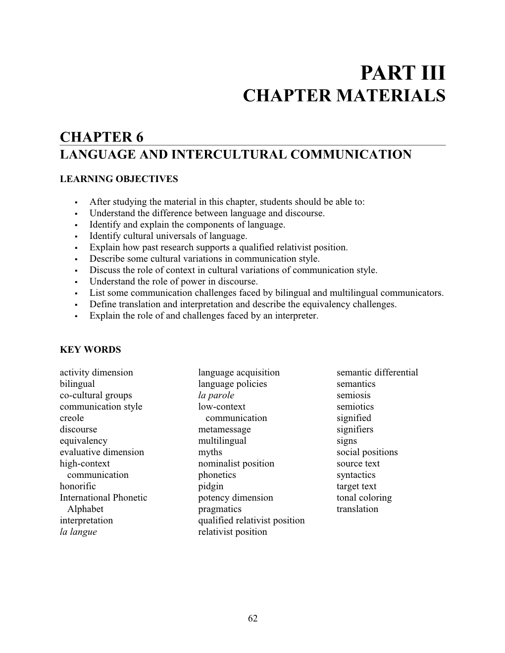 Chapter 4 Focuses on the Importance of Historical Forces in Shaping Contemporary Intercultural