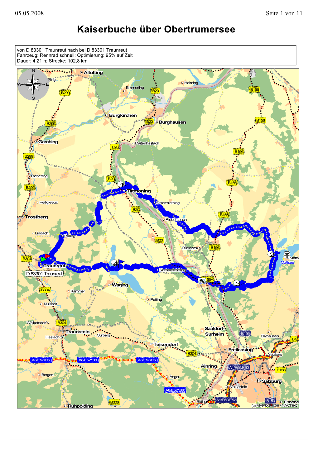 Kaiserbuche Über Obertrumersee