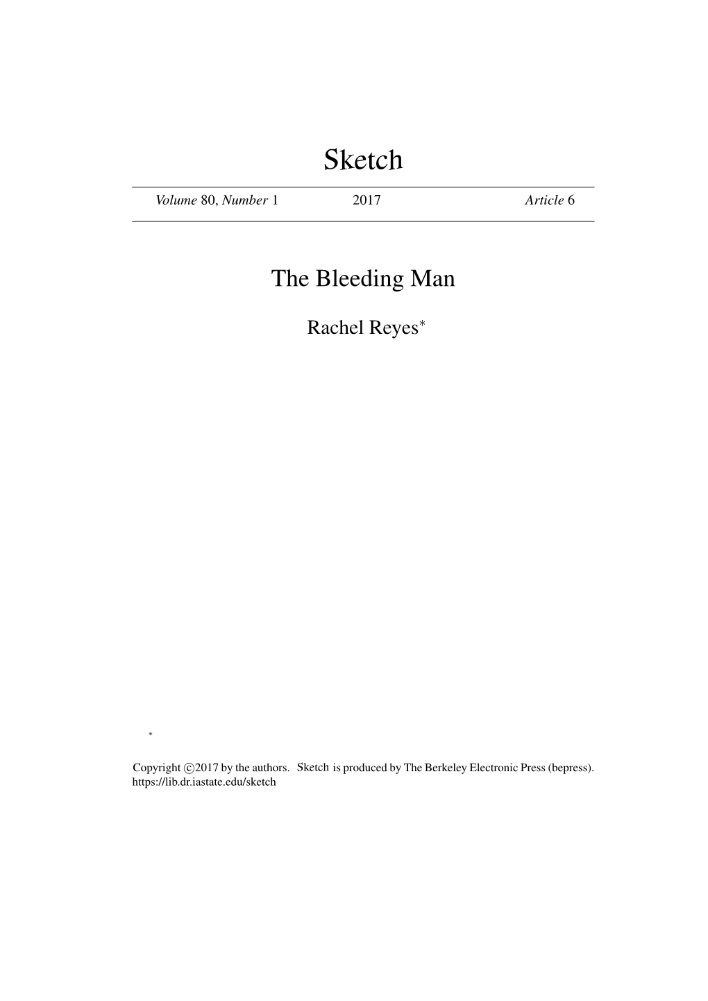 The Bleeding Man