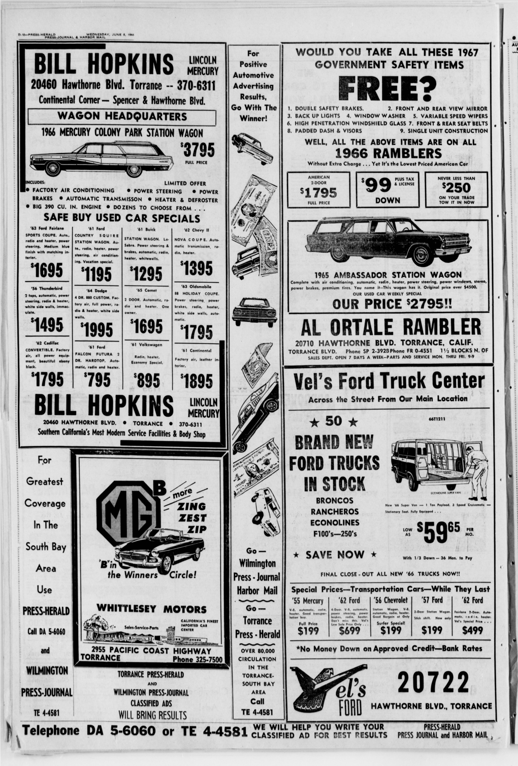 BILL HOPKINS MERCURY Automotive 20460 Hawthorne Blvd