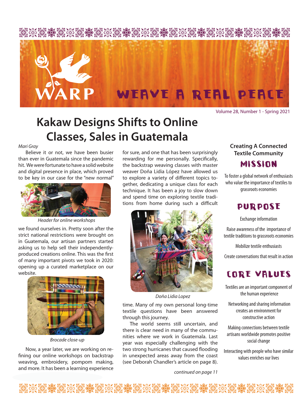 Kakaw Designs Shifts to Online Classes, Sales in Guatemala