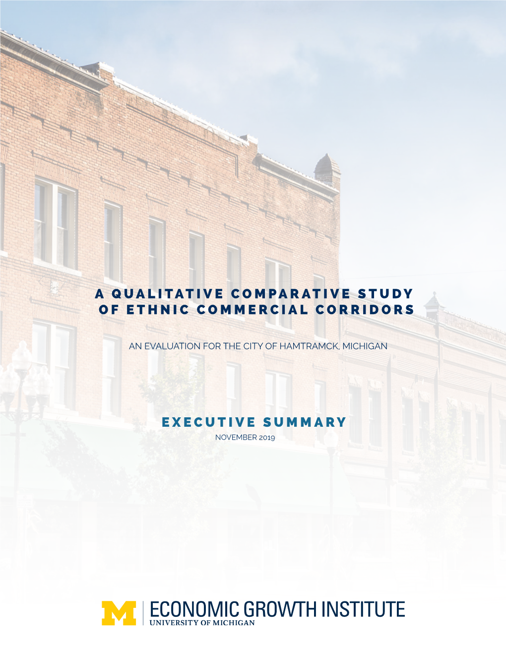 A Qualitative Comparative Study of Ethnic Commercial Corridors