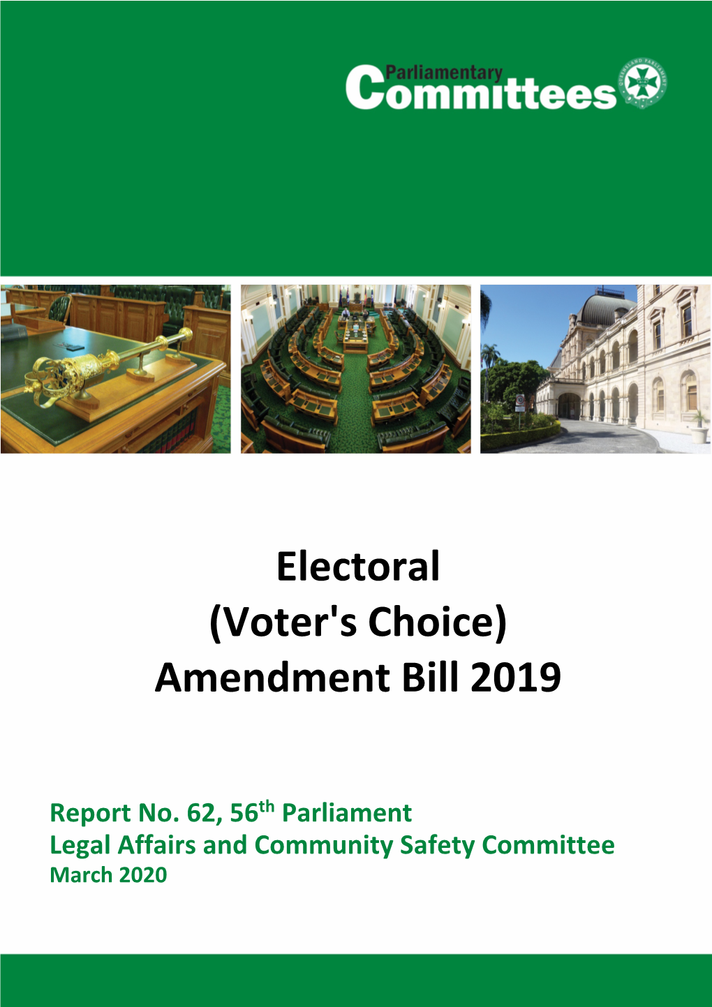 Electoral (Voter's Choice) Amendment Bill 2019