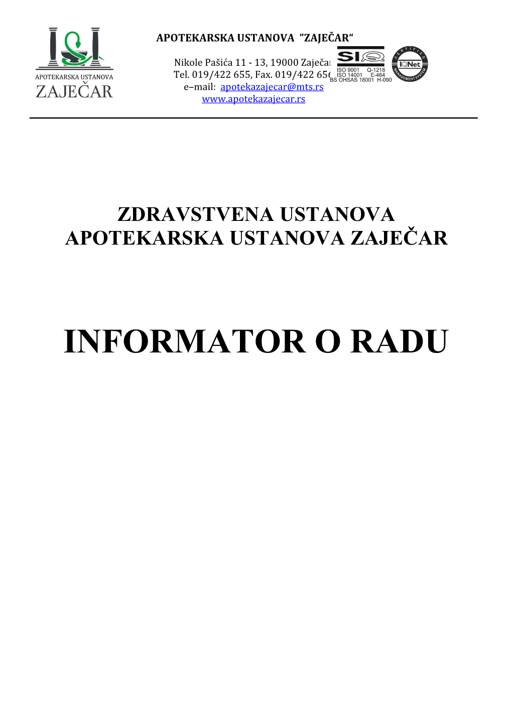 Informator O Radu