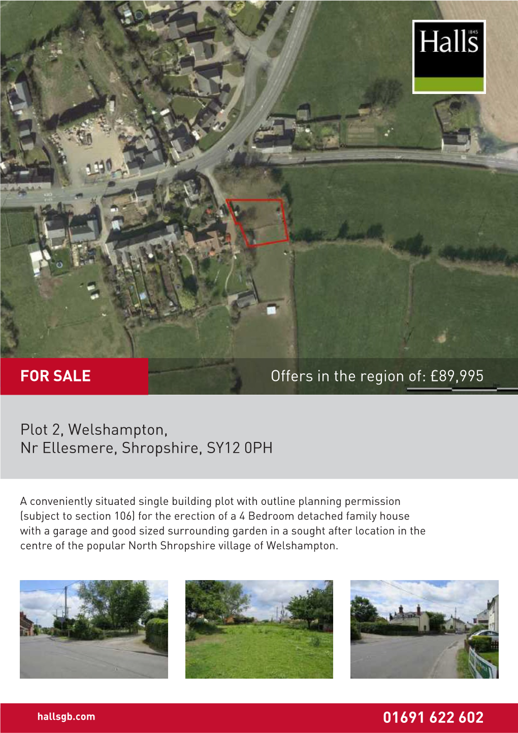 Plot 2, Welshampton, Nr Ellesmere, Shropshire, SY12 0PH