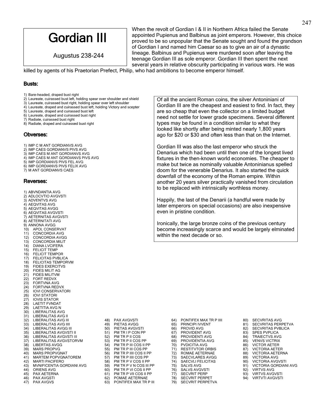 Gordian I & II in Northern Africa Failed the Senate Appointed Pupienus and Balbinus As Joint Emperors