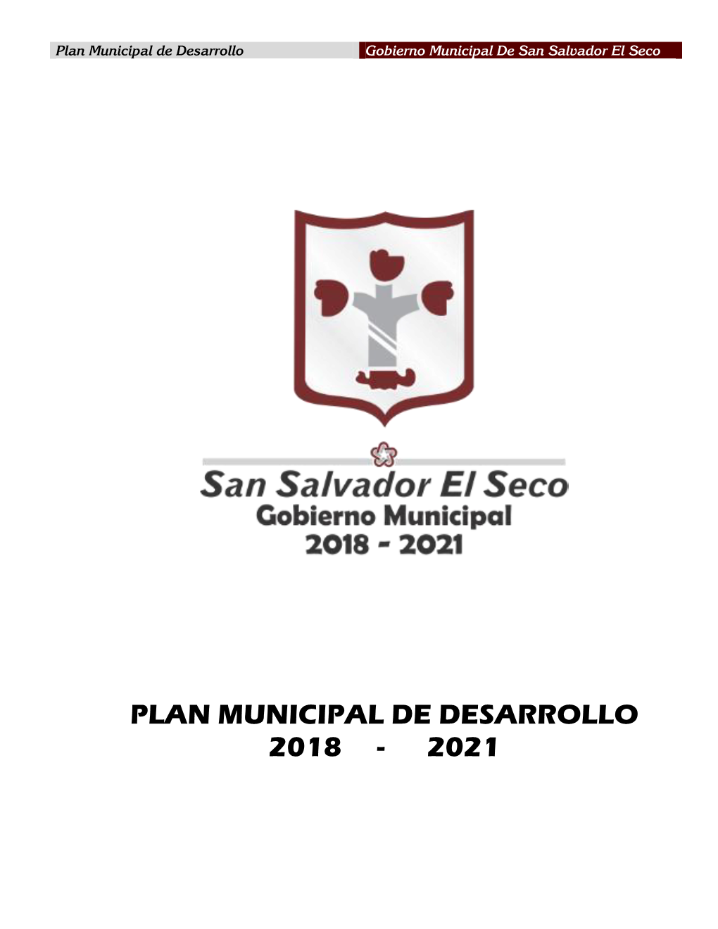 Plan Municipal De Desarrollo 2018 - 2021