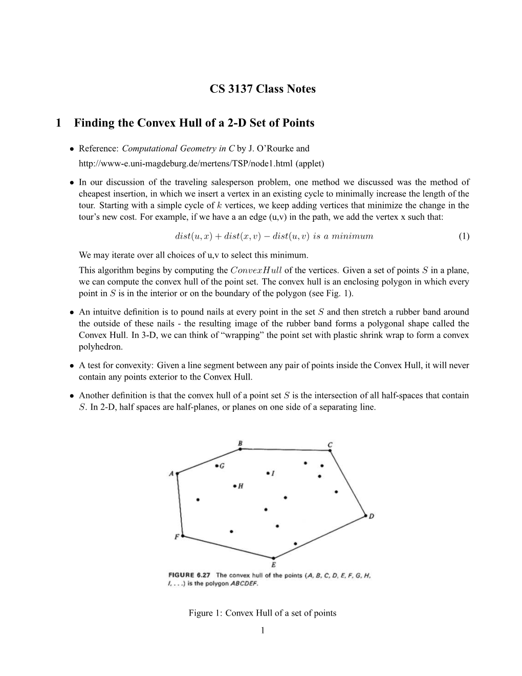 Convex Hull Algorithms