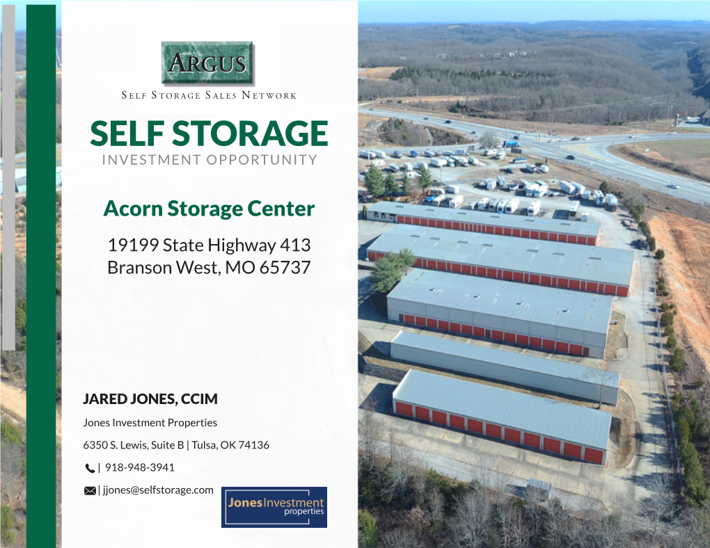 Self Storage Investment Opportunity