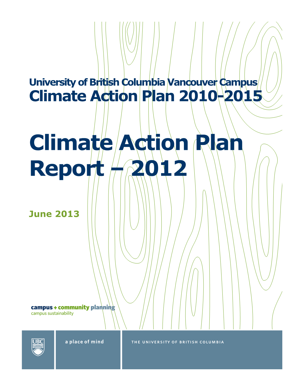2011 Carbon Neutral Action Report | UBC Vancouver