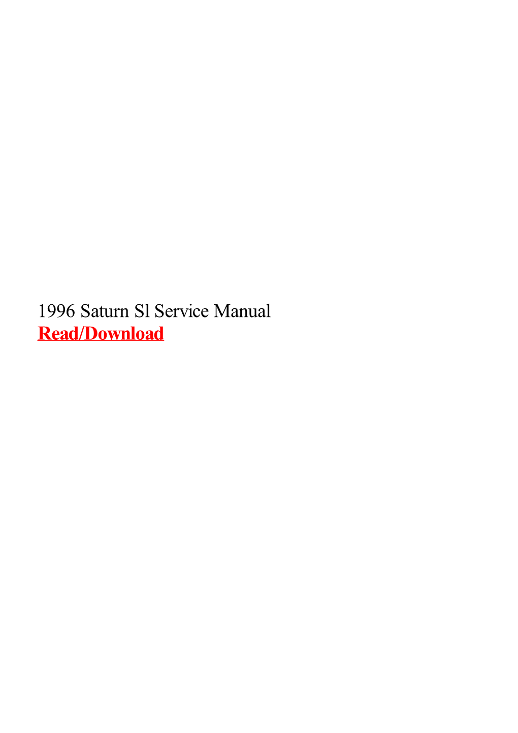 1996-Saturn-Sl-Service-Manual.Pdf