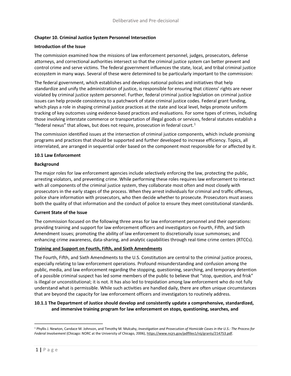 Intersection of Criminal Justice Personnel to Commissioners 8.6.20