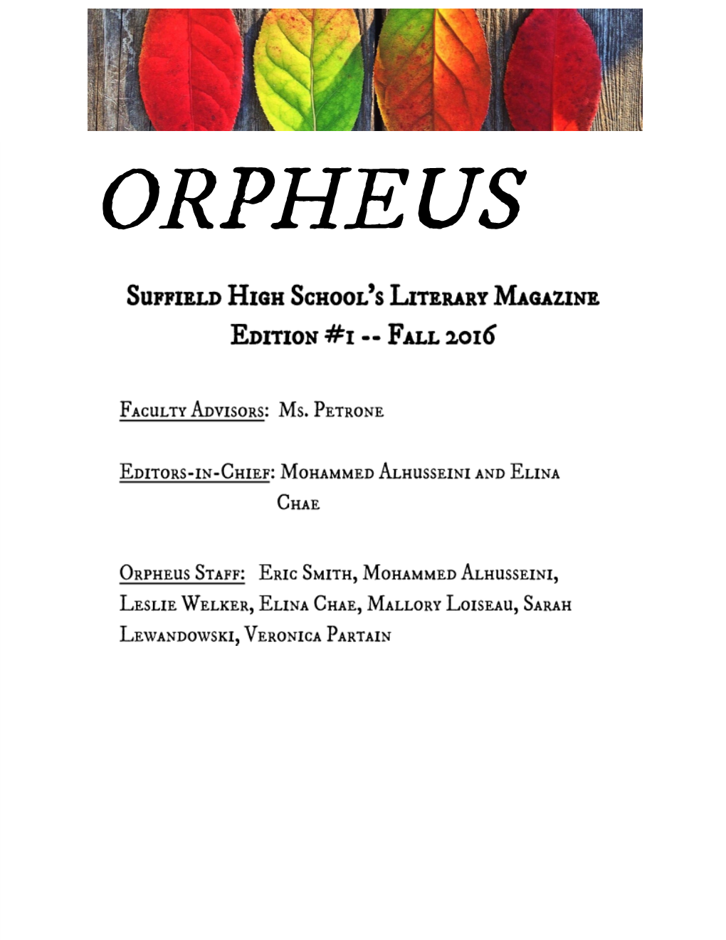 Orpheusv 1Fall2016.Pdf