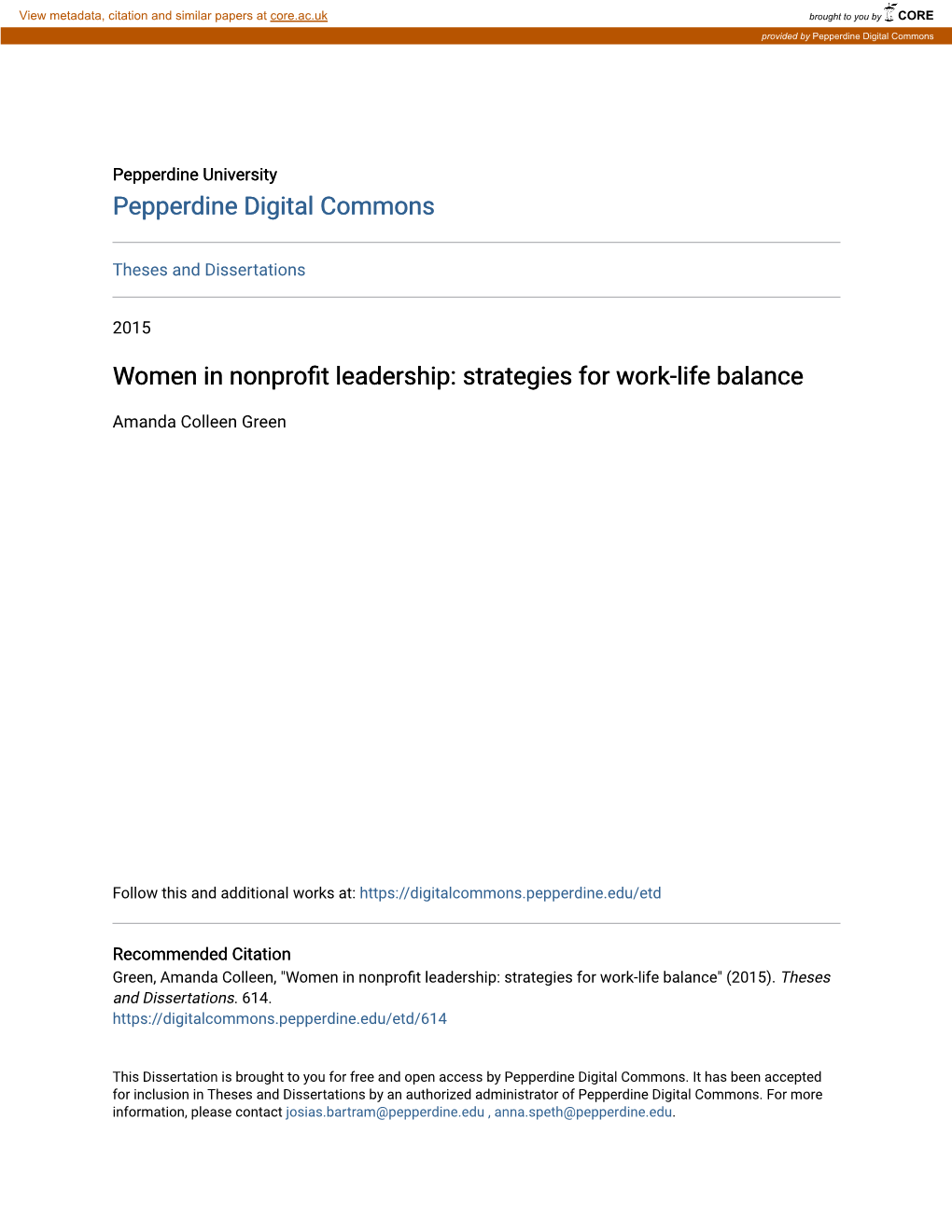 Women in Nonprofit Leadership: Strategies for Work-Life Balance