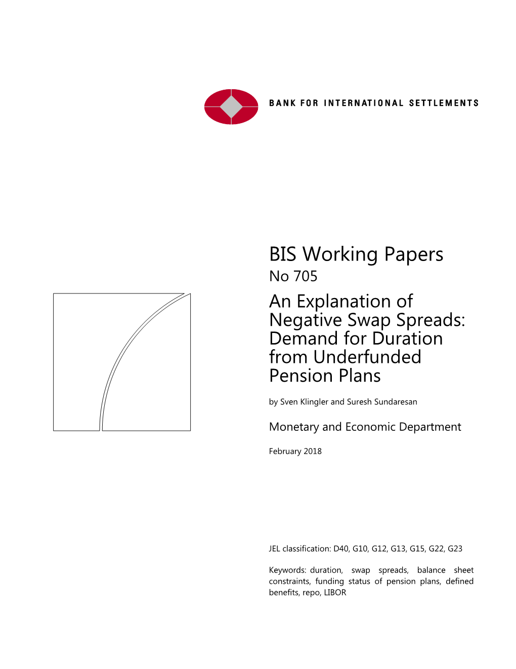 An Explanation of Negative Swap Spreads: Demand for Duration from Underfunded Pension Plans by Sven Klingler and Suresh Sundaresan