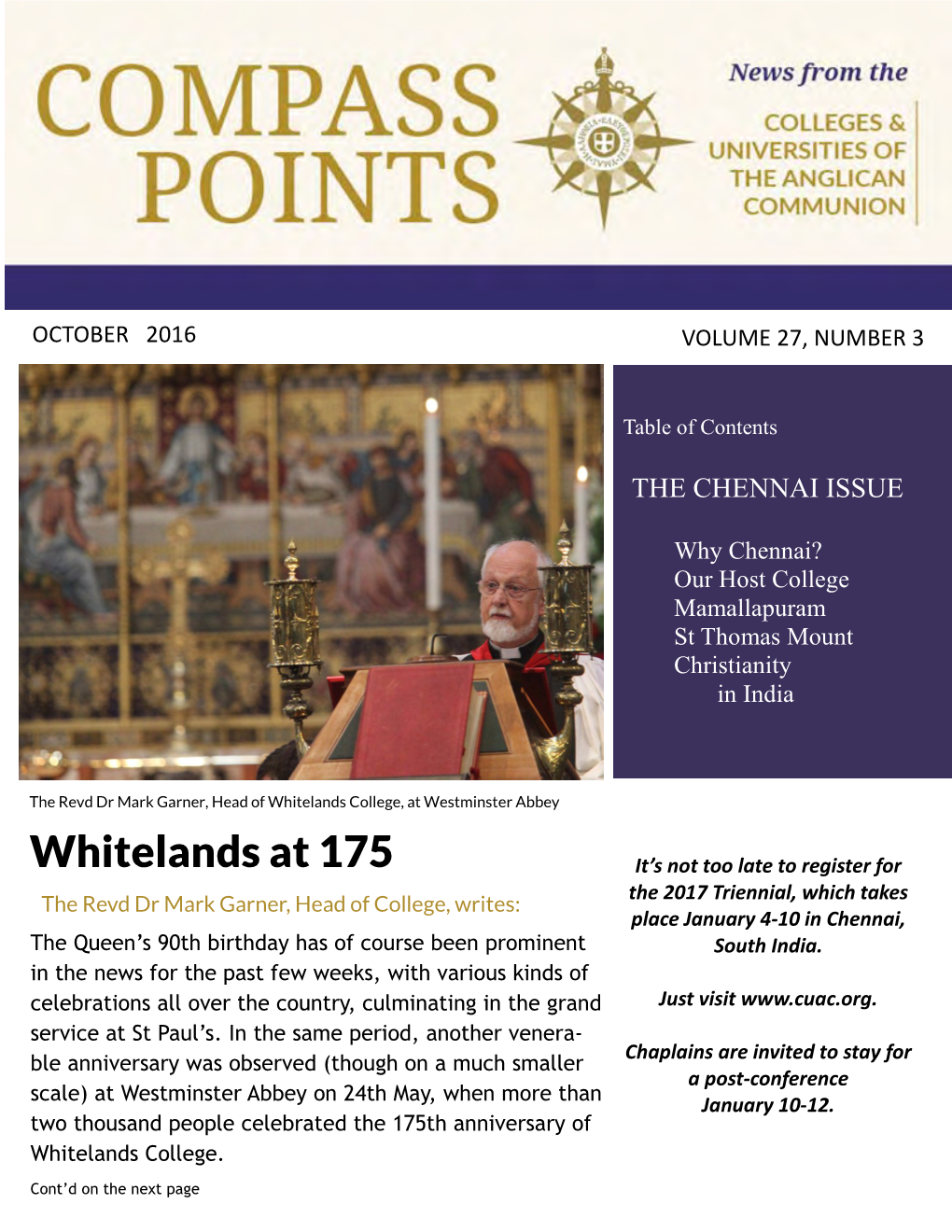 Compass Points October 2016