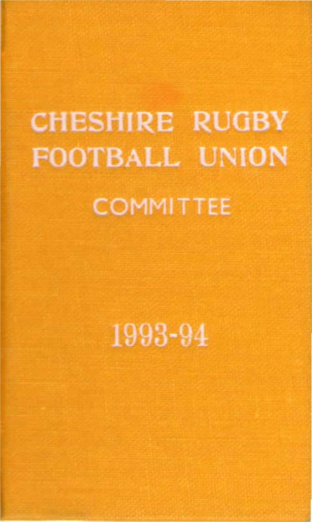 Handbook Committee Membership Card 1993