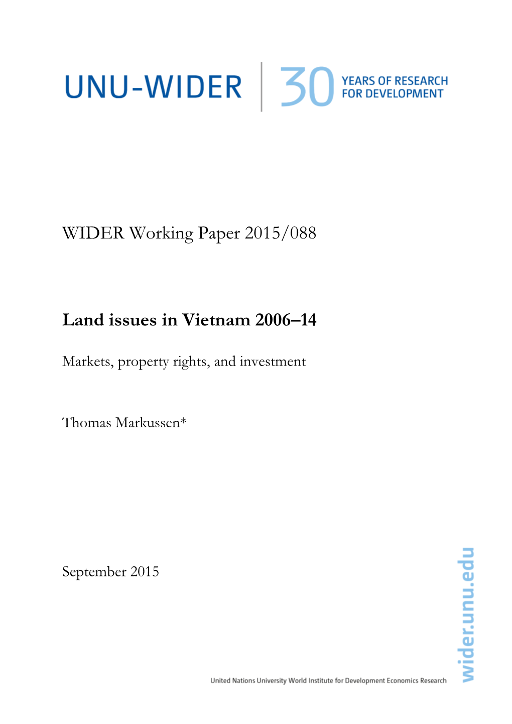 WIDER Working Paper 2015/088