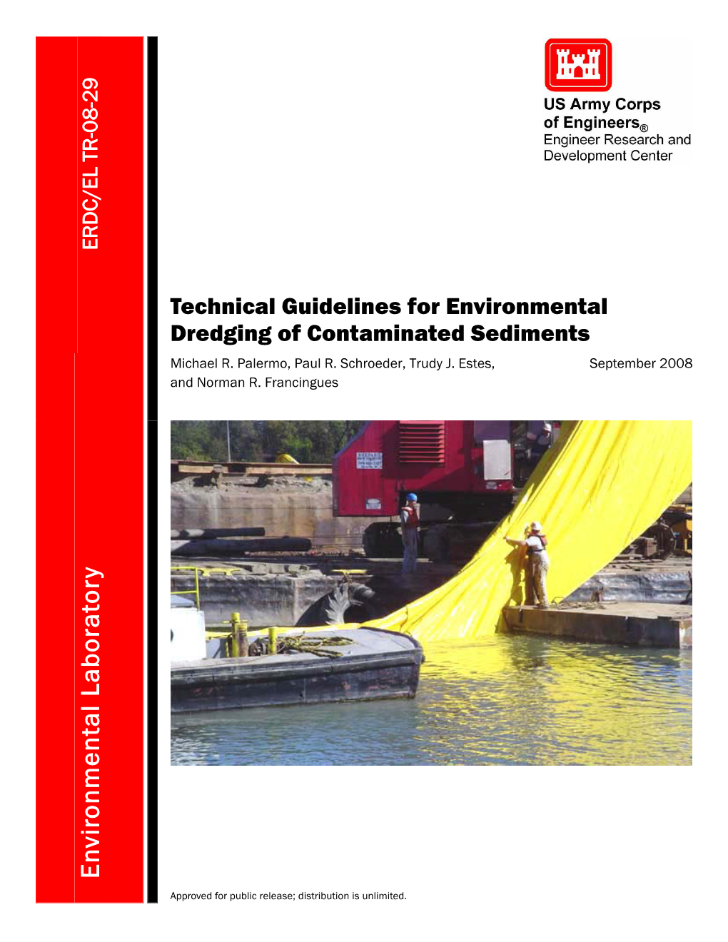 Technical Guidelines for Environmental Dredging of Contaminated Sediments Michael R