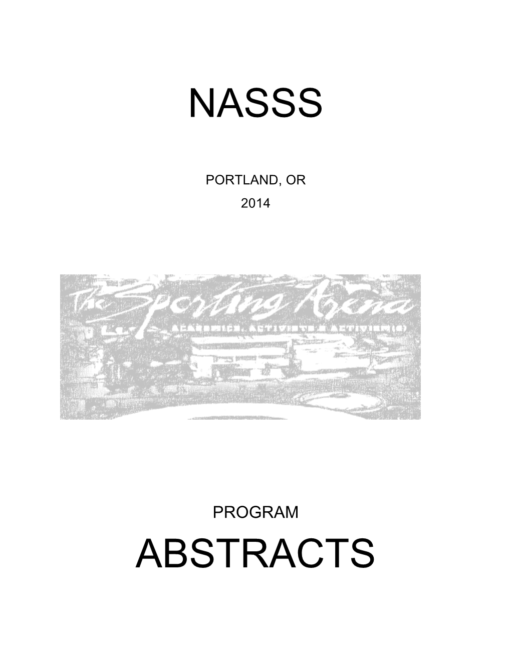 Nasss Abstracts