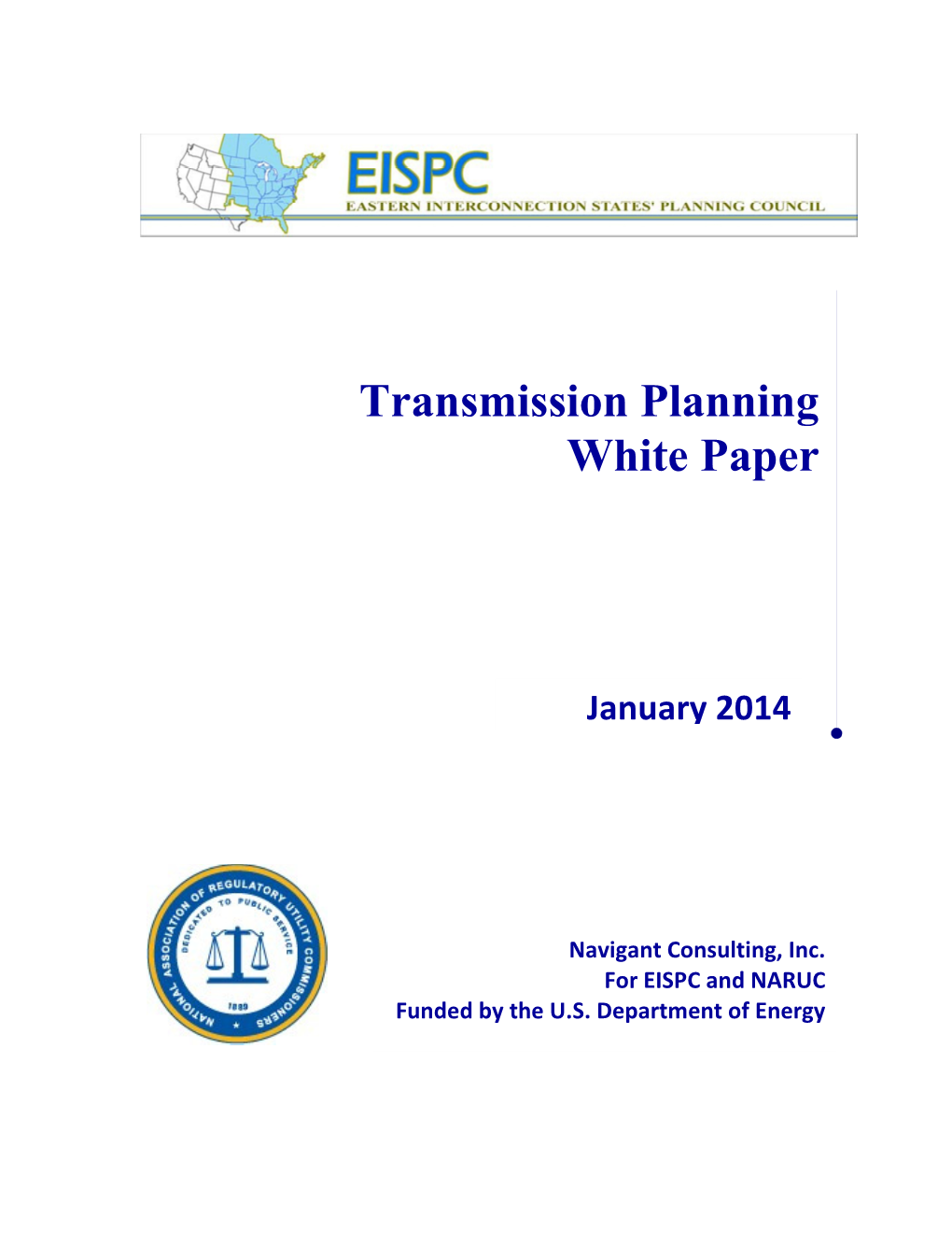 Transmission Planning White Paper Page I