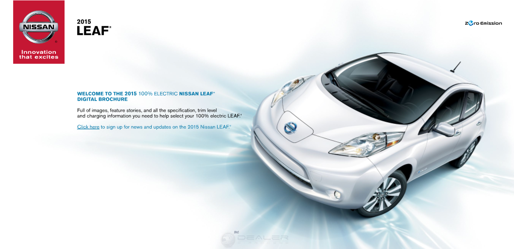 2015 Nissan LEAF Brochure