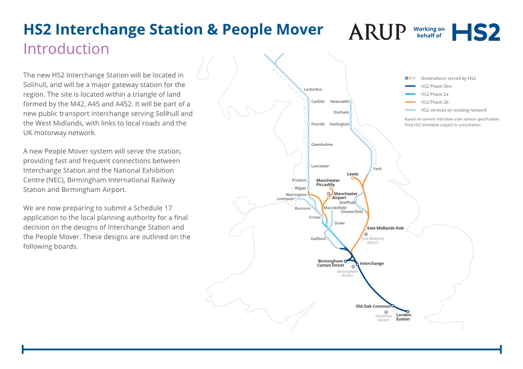 HS2 Interchange Station & People Mover Introduction