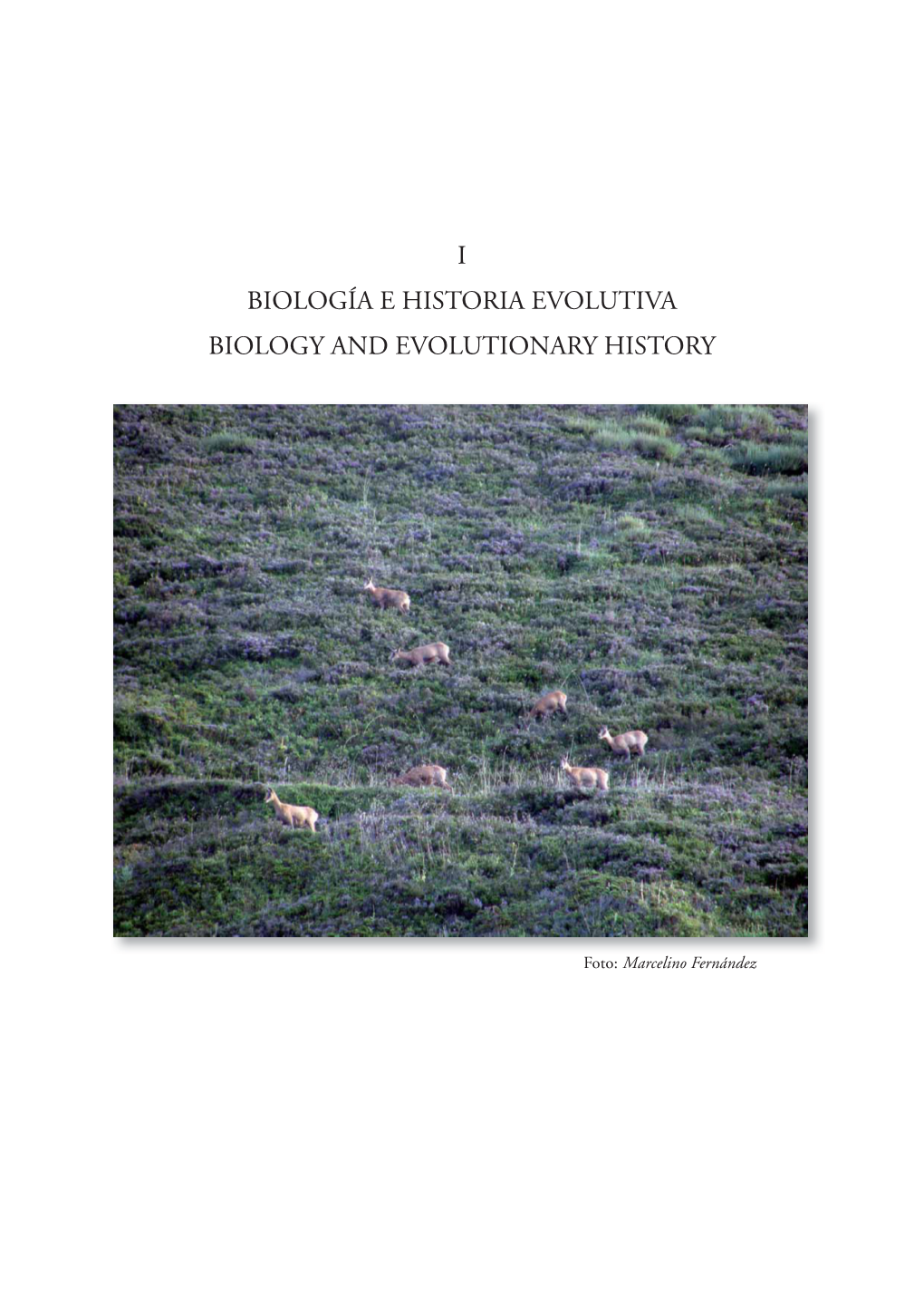 SECCION I Biología E Historia Evolutiva