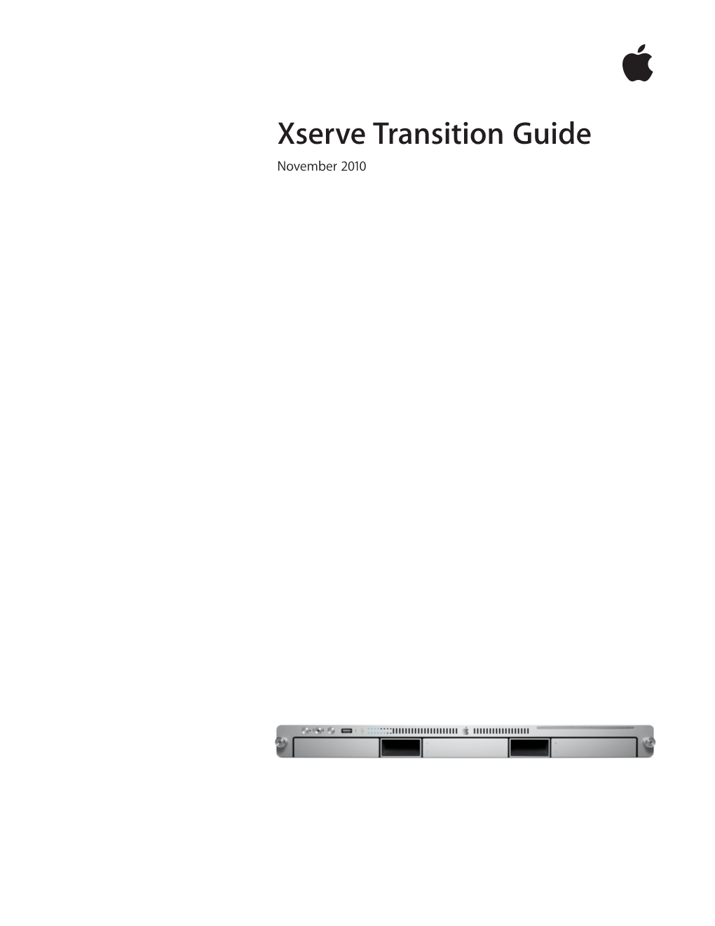 Apple: Xserve Transition Guide