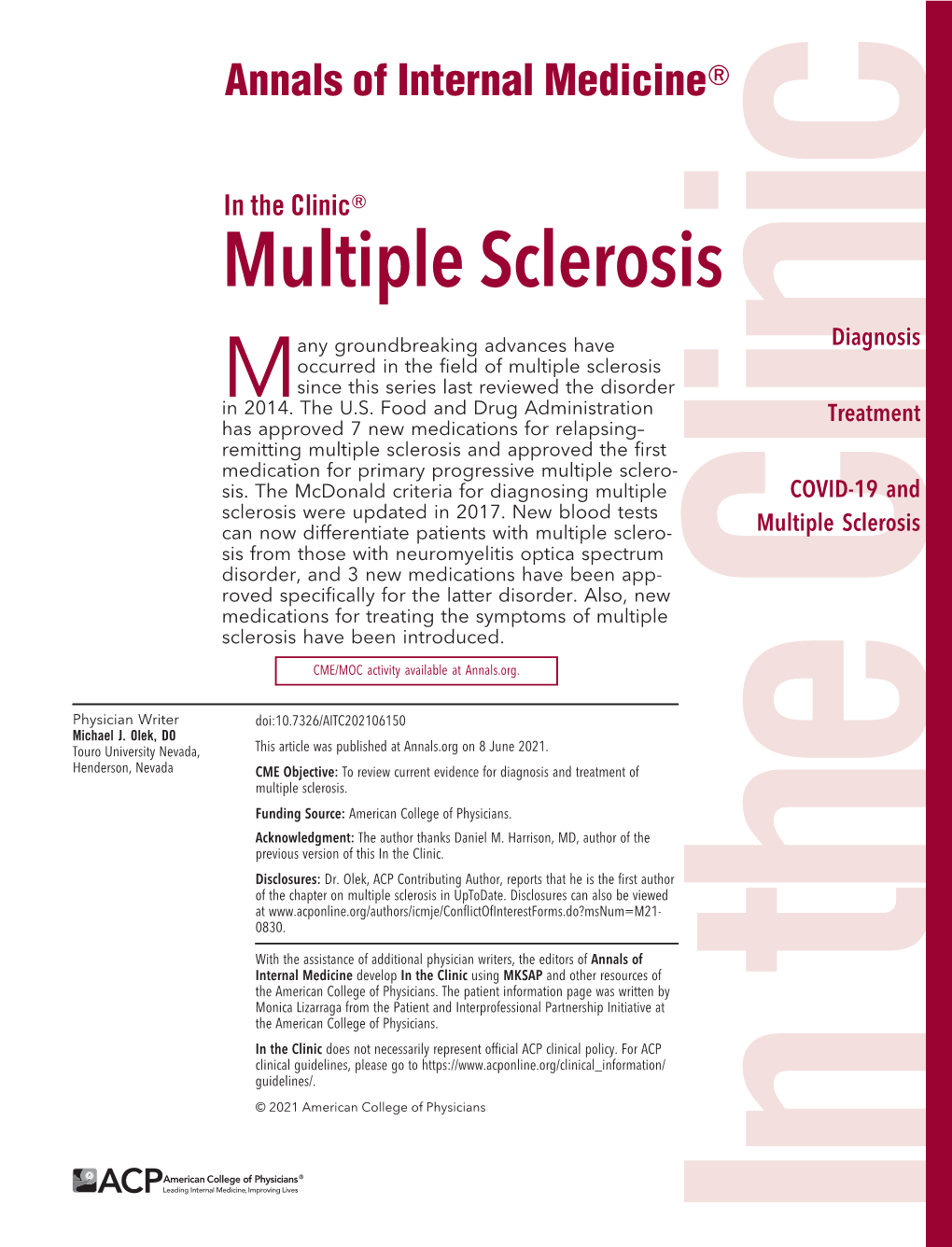 Multiple Sclerosis