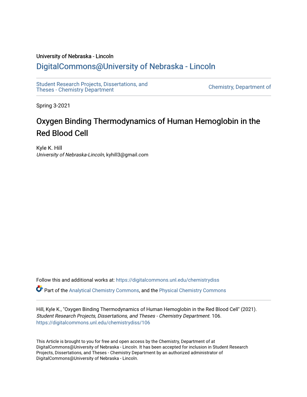 Oxygen Binding Thermodynamics of Human Hemoglobin in the Red Blood Cell