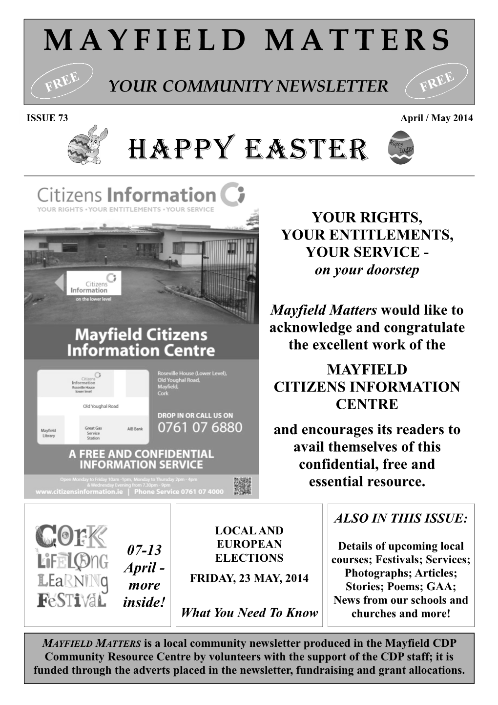 MAYFIELD MATTERS Happy Easter