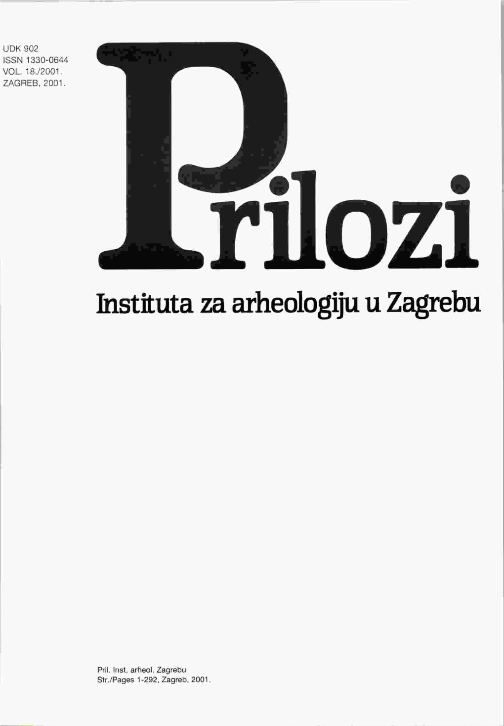 Instituta Za Arheologiju U Zagrebu