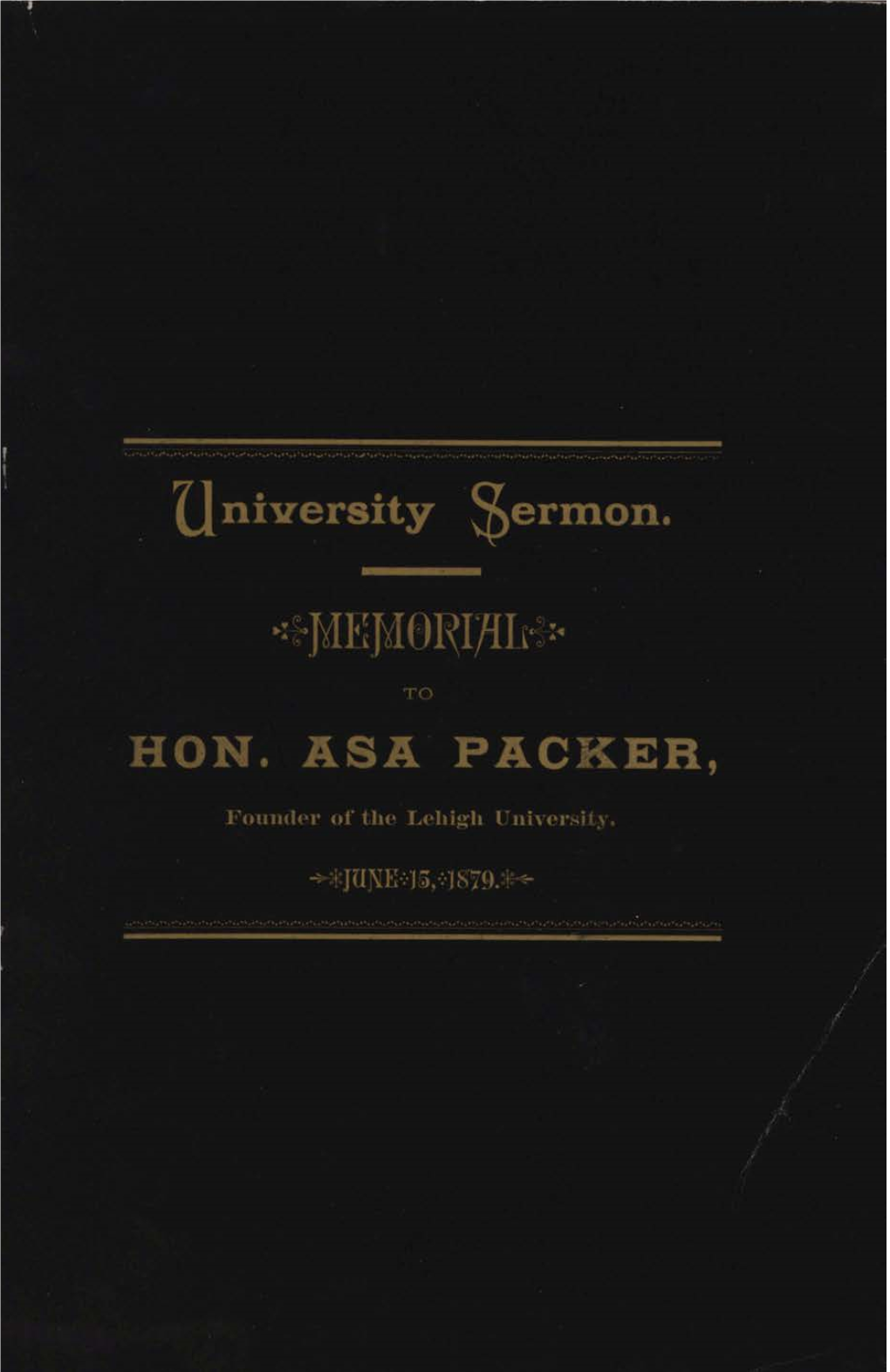 Hon. Asa' Packer