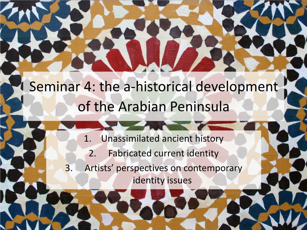 Slideshow Contemporary Art of the Arabian Peninsula