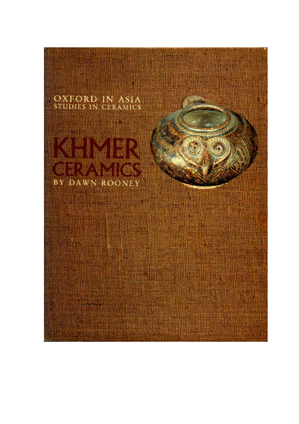 (Khmer Ceramics (Singapore, Oxford