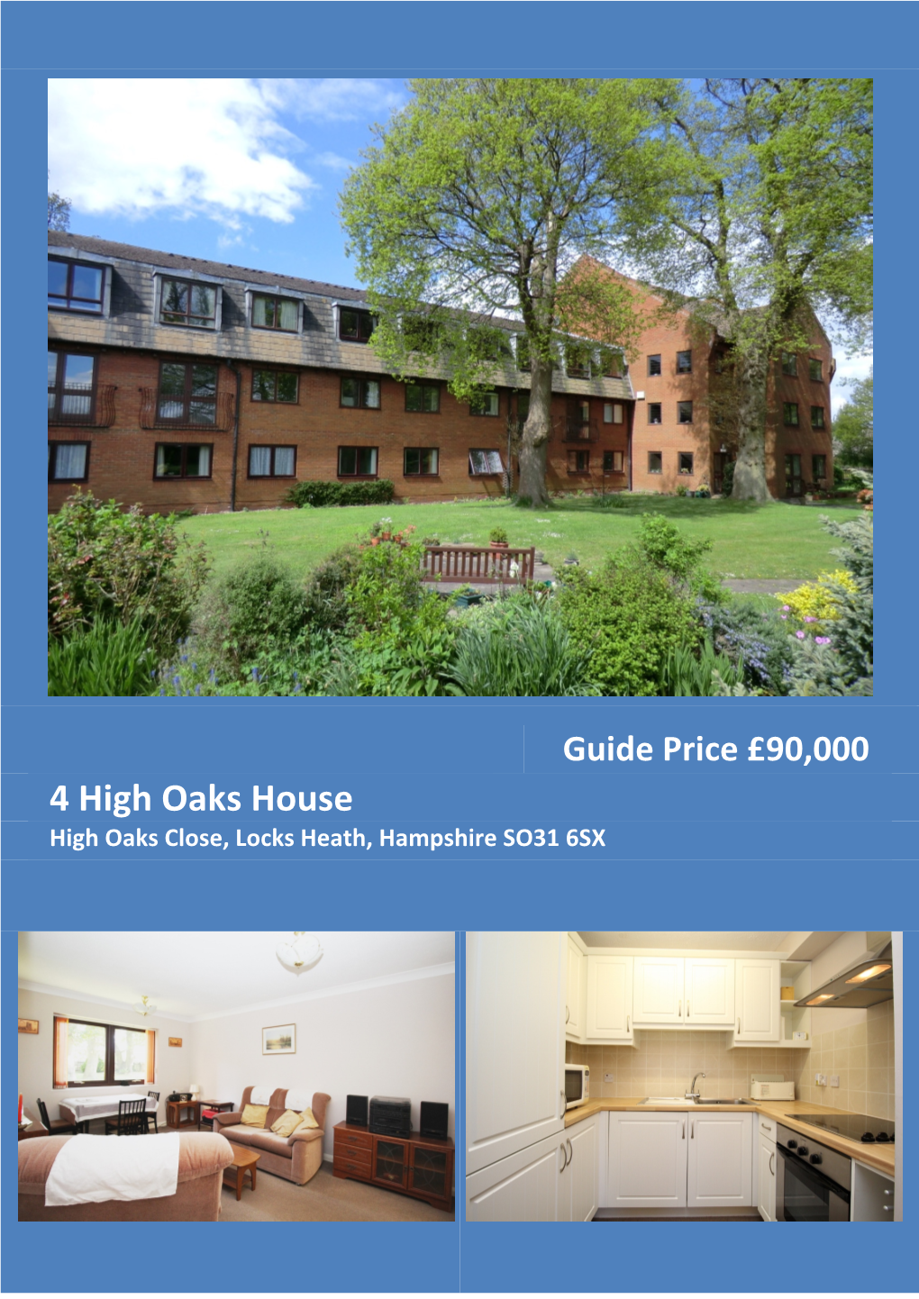 4 High Oaks House High Oaks Close, Locks Heath, Hampshire SO31 6SX