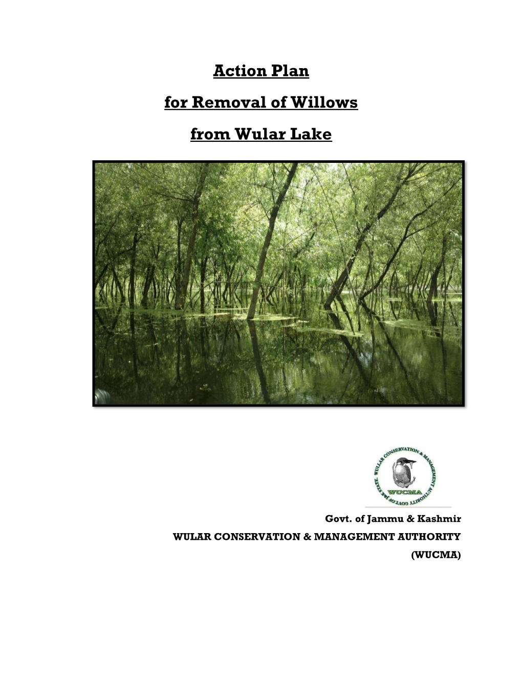 Action Plan for Removal of Willows from Wular Lake