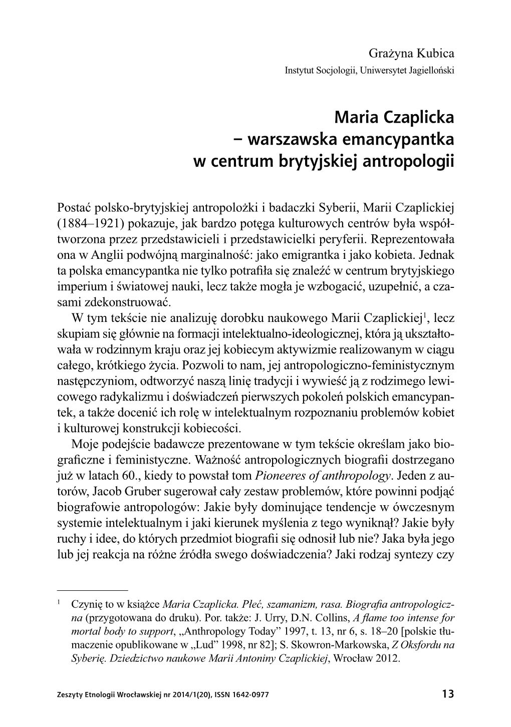 Maria Czaplicka – Warszawska Emancypantka W Centrum Brytyjskiej Antropologii