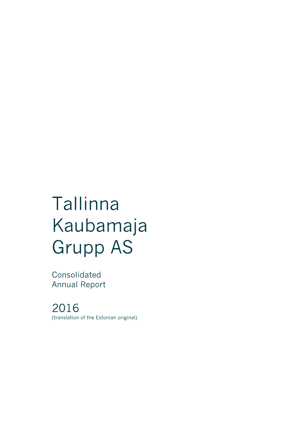 Tallinna Kaubamaja Grupp AS