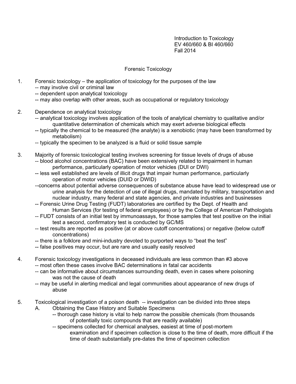 Introduction to Toxicology s1