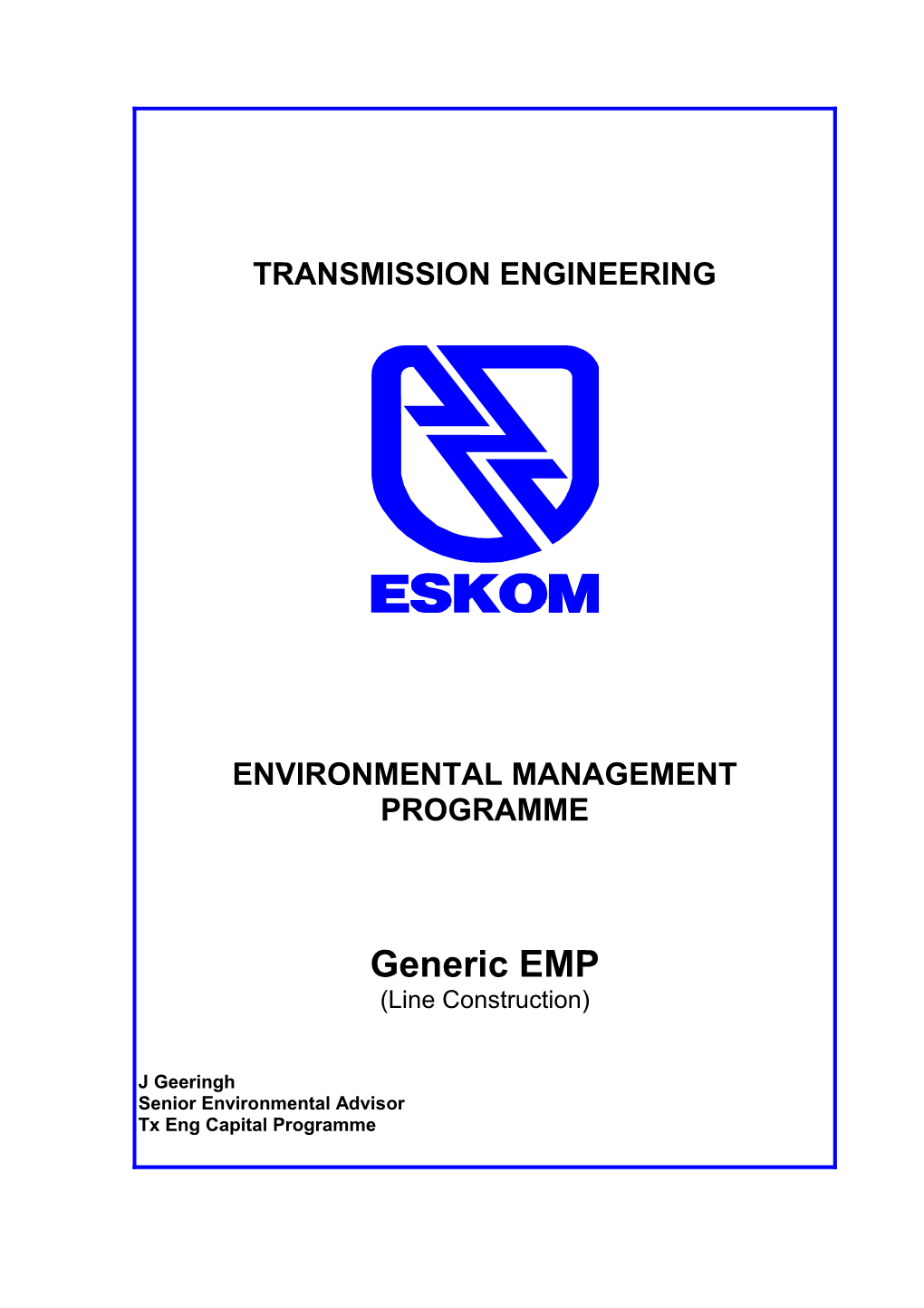 Transmission Engineering