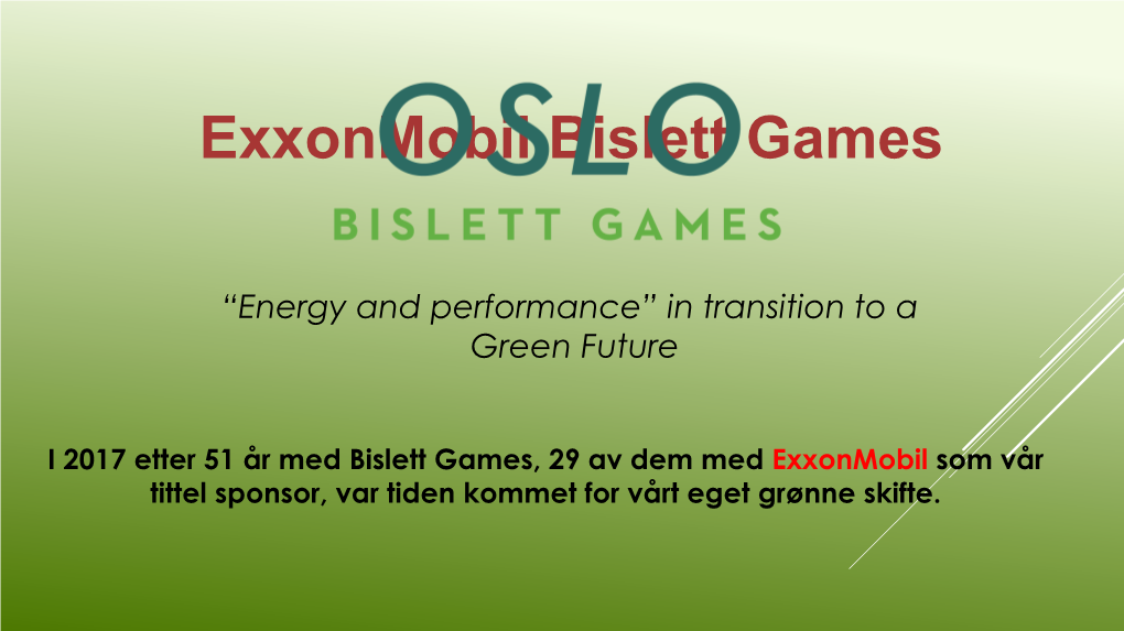 Exxonmobil Bislett Games