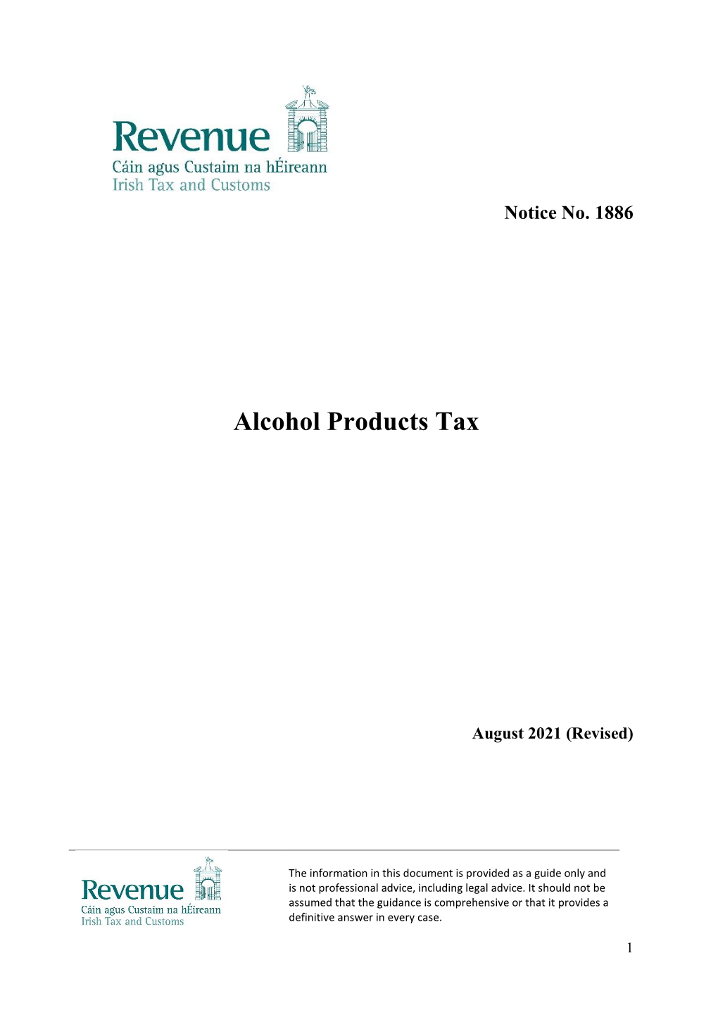 Alcohol Products Tax